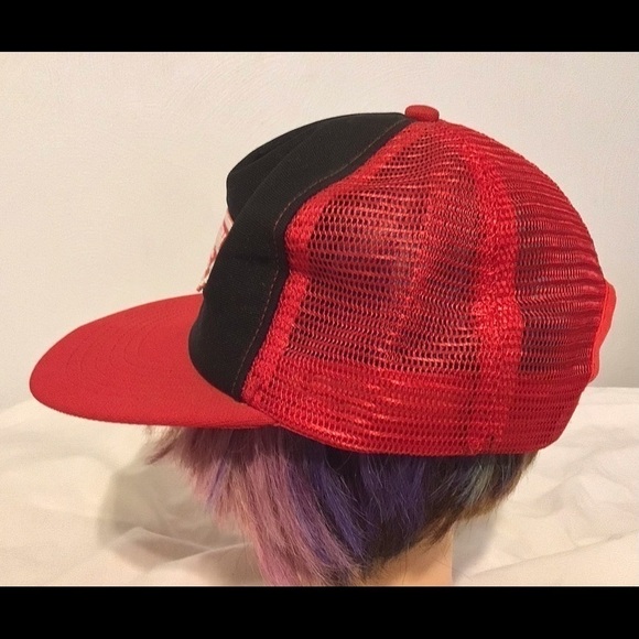 VINTAGE! Rental Tools And Equipment Co Hat Cap Snapback Mesh Trucker Made in USA - Picture 3 of 7